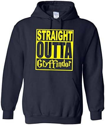 Inspired Straight Outta gryffindor Compton Funny Hoodies Inspired Harry Potter (XX-Lagre, Navy Blue)