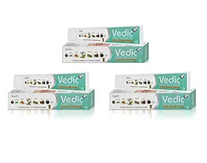 Vringra Vedic Toothpaste | Kids Toothpaste | Unique Blend of 14 Precious Herbs | Neem,Meswak,Vajardanti,Pudina,Laung Babul & Many More 100gm (Pack Of 3)