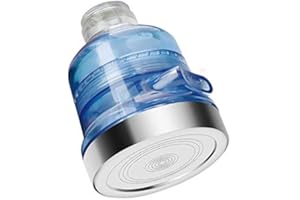 Jzhen Wassersparer Wasserhahn Verstellbar Wasserspargerät Wasserhahn Entkalker für Standard-Wasserhähne