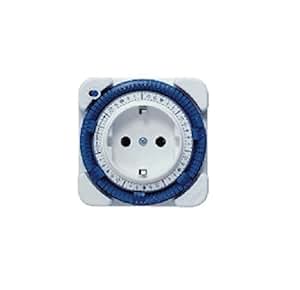 Theben Timer 27 Analoge Wekelijkse Programma Socket Schakelaar - 02709