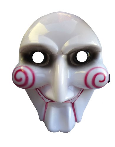 DangerousFXWhite Red Scary 3d Saw Horror Movie Film Fancy Dress Halloween Party Fright Mask