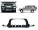 Auto Pearl - Premium Quality Car PU & Stainless Steel Front Crash CRV Crown Guard Fiber With Fitting Kit For - Tata Safari -FG036 RS.13200.00