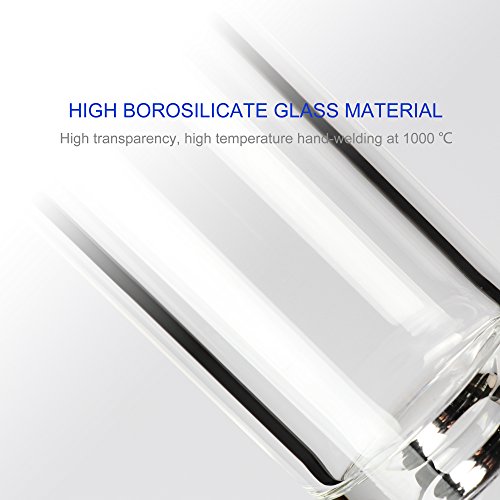 REANICE Recycler Glas Bongs rauchen wasserpfeife wasserpfeife zum beispiel 14.5mm bong schüssel höhe 29cm direkt glas rohre honigwabe zweig bongwasser bohrinseln pfeife großen bongs glas mit zubehör blau - 5