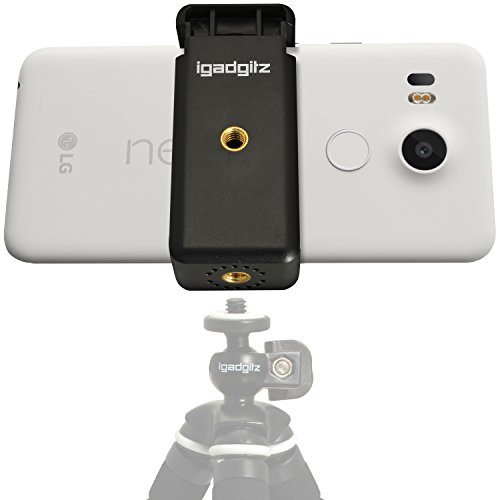igadgitz Treppiede & Selfie Stick Monopiede Cellulare Smartphone Supporto Staffa di Montaggio Adattatore per Google Nexus 4, Nexus 5, Nexus 6, Nexus S, Nexus One