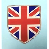 NEO00941B Bandiera Union Jack Blu E Rossa Sul Tetto Per Mini Adesivi - Foto 2