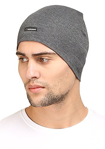 Buy FabSeasons Cotton Skull Cap (Grey 