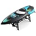 Produktbild JJRC S3 2.4GHz RC Brushed Speedboat 2 Channels High Speed Mini Racing Boat Waterproof USB Charging RTR Speedboat Toy Rone life