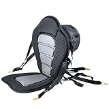 Este asiento acolchado de superficie antideslizante y respaldo alto añade comodidad y seguridad adicional cuando estás en el kayak.