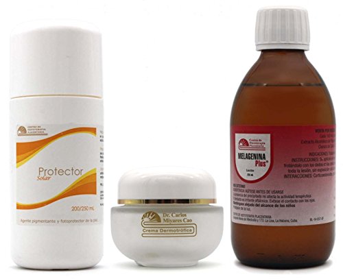 Preisvergleich Produktbild Melagenina Plus Melagenin + (Melanin) Vitiligo Treatment Full Kit