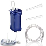 Medi Grade Reusable Home Enema Kit 2 Litre Bag with Hose for Colon Cleansing, Irrigation and Detox