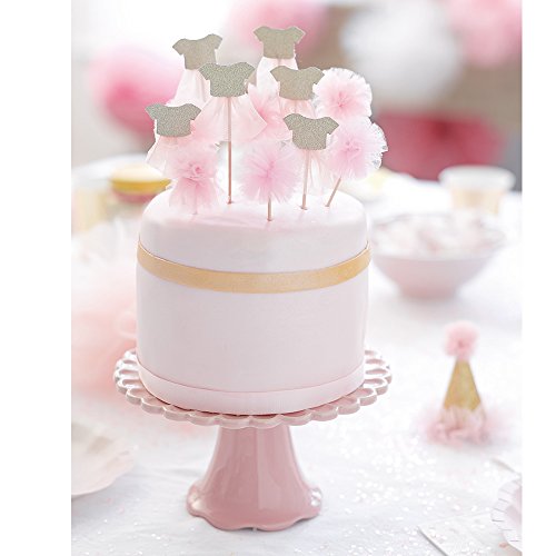 Talking Tables PINK-PICK Wir lieben Rosa Tutu und Pom Pom Picks, Holz, mehrfarben, 3.2 x 17 x 19.5 cm - 5