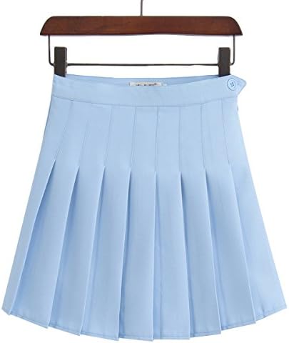 SHOPBIBLES Women Girls Golf Skirts Sports Pleated Skirts Tennis Everyday Skirt Outdoor