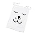 Price comparison product image NUOLUX Toy Storage Organizers Bag Drawstring Sack for Kids Toys Books (Sleeping Face)