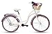 Produktbild Goetze Colours 26 Zoll Damen Citybike Stadtrad Damenfahrrad Damenrad Hollandrad Retro-Design 3-Gang Korb Hinterradbremse LED-Beleuchtung Weiß-Violett