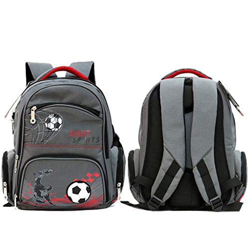 Sac a dos primaire garçon, sacs d'école pour les enfants Sac à dos pour les adolescents Sac à dos imperméable pour les enfants(idéal pour la catégorie 1-6) - Football