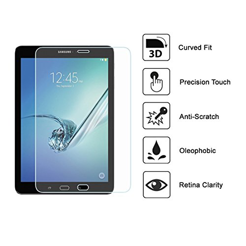 Samsung Galaxy Tab S2 8.0 LTE(T710/T713/T715C/T719C) Schutzfolie, EasyULT Samsung Galaxy Tab S2 8.0 LTE Panzerglas Kristallklare Gehärtete Glas Schutzfolie(Panzerglas) - 3