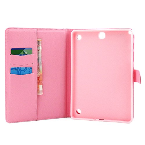 Galaxy Tab A 9.7 SM-T550 Hülle, Deenor Cute Colorful Design Flip Tasche PU Leder Abdeckung Stand Schutzhülle für Samsung Galaxy Tab A 9.7 SM-T550. (Bear) - 7