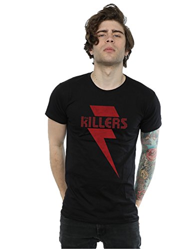 The Killers hombre Red Bolt Camiseta X-Large Negro