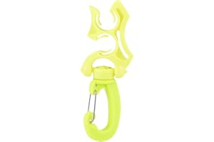 KEENSO Support de Tuyau Double de Plongée avec Clip, Crochet de Boucle de Retenue de Régulateur de Clip de Support de Tuyau BCD de Plongée