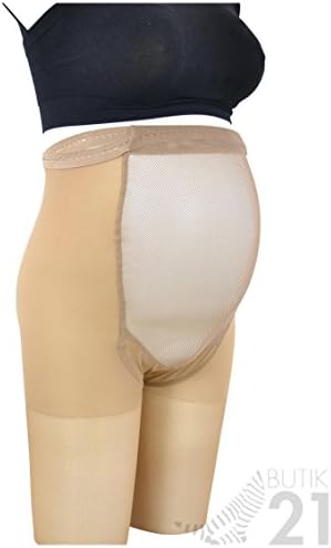 Maternity Light Support Compression Tights, Tights, 18 – 22 mmHg CCL1, Tan/Brown (Tanned)