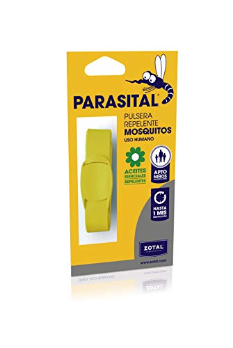 Parasital Pulsera Repelente de Mosquitos, Amarillo - 1 Unidad
