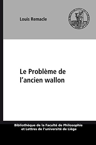 Download Le Problème de l'ancien wallon