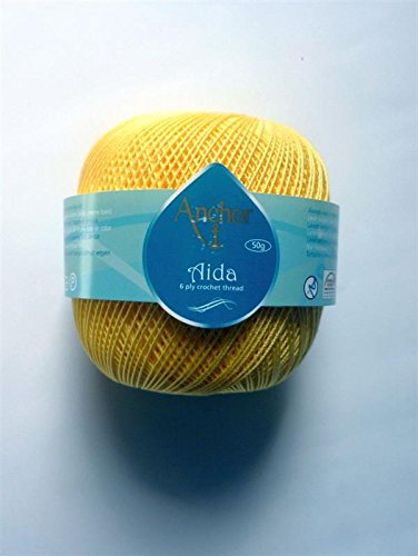 Anchor Aida Stärke 10 zitrone 50g Fb.00293