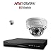 Produktbild hiwatch von HIKVISION 4 MP IP Sicherheit Kamera System mit 4 CH Poe HD NVR und 2 x 4 Megapixel 2688 x 1520 Wetterfest CCTV Vandal Proof Dome Kamera, Power Over Ethernet Kit