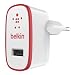 Produktbild Belkin USB-Ladegerät Netzladegerät (2.1A, 10 Watt, geeignet für iPhone 7/7 Plus, iPhone 6/6s/6 Plus/6s Plus, iPhone SE, iPad Air 2, iPad Pro, Smartphones und Tablets) rot