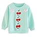 Girls Toddler Winter Casual Cotton Top Long Sleeve T-Shirt Kids Blouse 2-7Y