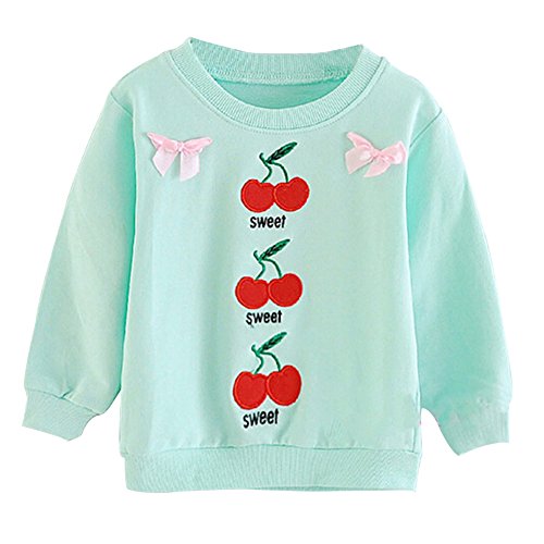 Girls Toddler Winter Casual Cotton Top Long Sleeve T-Shirt Kids Blouse 2-7Y