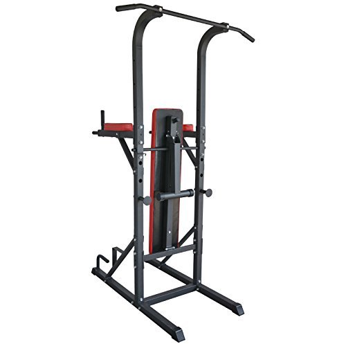 TrainHard Multistation mit Hantelbank Klimmzug Dipstation - 4