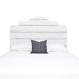 Material: PVC LNPP Textura de Madera Blanca 3D DIY Etiqueta de la Pared para la Decoraciš®n de la Pared del cabecero de la Cama de Imitaciš®n del Dormitorio, Small Double Bed Full size76*137