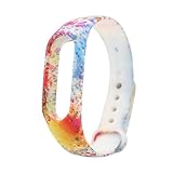 Ouneed Für xiaomi Mi Band 2 Armband , Camouflage multicolor TPU Smart Armbanduhr für Xiaomi Mi Band 2 (A)