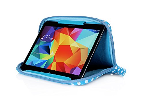 IVSO Hohe Qualität Water-resistant Neoprene Laptop Sleeve Hülle Case Folio Tasche Cover- Grösse 9.7-10.1 Zoll (25.6-26.67cm) für Tablet PC, Convertible Notebook,Laptop, Blau - 6