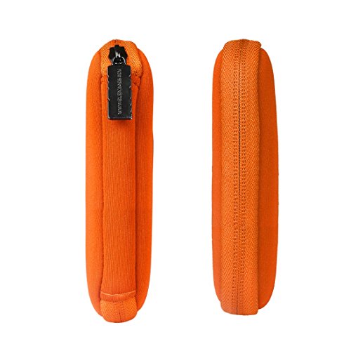 BUBM Soft Mini Tasche Aufwahrungstasche mit 9 Kapazität für USB Drive Shuttle (Orange) - 3