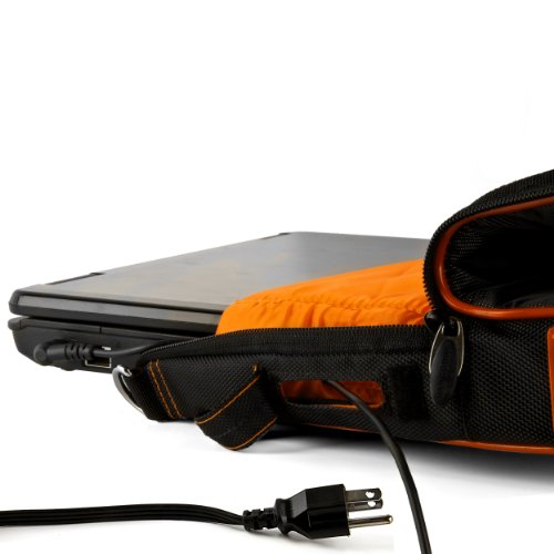 Vangoddy Pindar PC Laptops und Tablets Tasche Nylon für Laptop für 12 Zoll 13 Zoll und 14 Zoll PC Laptops und Tablets orange - 5