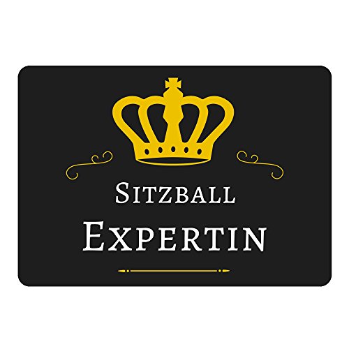 Preisvergleich Produktbild Mousepad Sitzball Expertin schwarz
