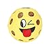 Produktbild Funny Grape Ball Squeeze Spielzeug, mamum Novelty Fun Emoji-Grape Ball Mesh Squishies Druck Ball Stress Kombination Spielzeug Einheitsgröße gelb