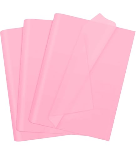 Papier de soie rose antique 50,8 x 76,2 cm – 48 feuilles XL Buttons Bags and Bows