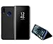 Produktbild Sweau Huawei P8 lite 2017 Hülle, Huawei P8 lite 2017 Flip Handyhülle Smart Clear Standing View Mirror Cover Ledertasche Spiegel Flip Tasche Ultradünn Full Body Schutzhülle für Huawei P8 lite 2017