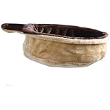 Das Heimtier Center 30419 Kuschelsack mit einem Metallrahmen, beige/braun