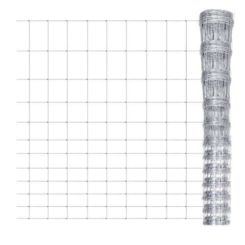 Preisvergleich Produktbild vidaXL Gartenzaun Wildzaun Weidezaun Zaun Knotengeflecht 50 Meter 150 / 12 / 15