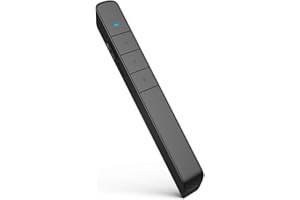 Norwii N75 Pointeur Laser Vert pour Powerpoint, Télécommande de Présentation Longue portée, Présentation sans Fil Rechargeable Compatible avec PowerPoint/Keynote/Google Slides/PDF/MS Word/Prezi