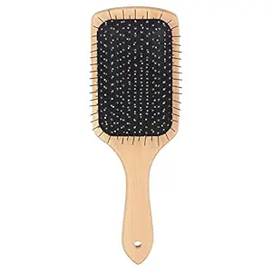 MISS & MAM Anti-Bacterial Bamboo Hair Brush anytime Styling - Detangling Hair Comb for Men & Women