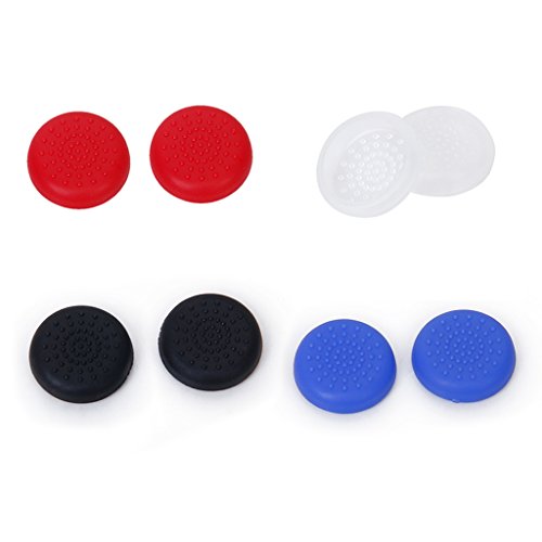 4 Paar Joystick Thumbstick Kappen Kit für PlayStation 4 PS4 Kontroller - 8