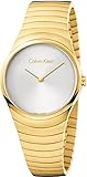 Calvin Klein Damen Analog Quarz Uhr mit Paqué or Armband K8A23546