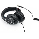 Shure SRH840-E Professional Closed-back Studio &amp; Hi-Fi Headphones, precisely tailored frequency response for rich bass, clear mid-range and extended highs, detachable cable, collapsible, black