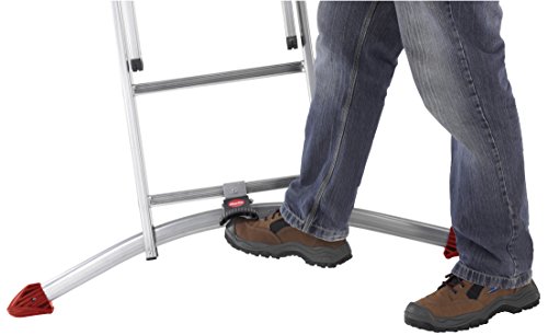 Hailo 9309-501 Profilot Alu-Kombileiter 3-teilig, Lot-System 2x 9 und 1 x 8 Sprossen - 5