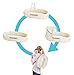LulyBoo Baby Lounge to Go, FOLDABLE Baby Bassinet / Travel Bed / Cot, Natural Beige